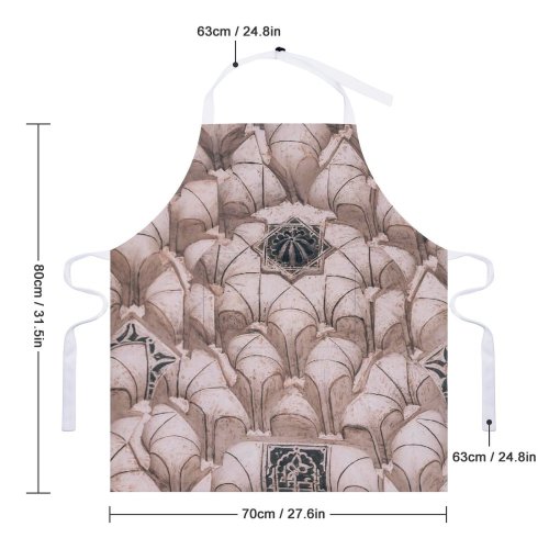 yanfind Custom aprons Abstract Aged Architecture Art Backdrop Building Bumpy Space Creative Daytime Decor Decorative white white-style1 70×80cm