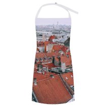 yanfind Custom aprons Aged Architecture Atmosphere Attic Building Chimney City Cloudy Complex Construction Space white white-style1 70×80cm