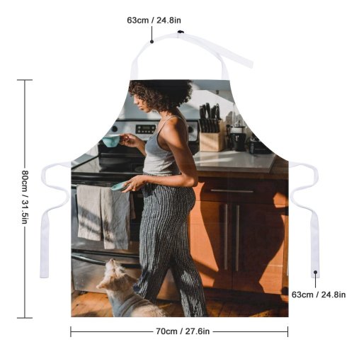 yanfind Custom aprons Adorable Afro Aroma Attentive Beverage Cabinet Casual Charming Coffee Cup Cute white white-style1 70×80cm