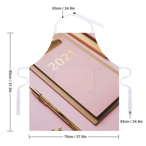 yanfind Custom aprons 2021 Accessory Arrangement Art Artwork Clipboard Colorful Contemporary Space Creative Decorative Design white white-style1 70×80cm