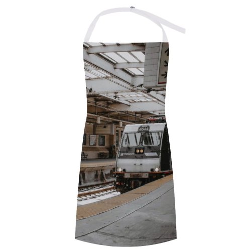 yanfind Custom aprons Architecture Arrive City Commute Contemporary Daytime Departure Destination District Fast Glass Illuminate white white-style1 70×80cm