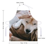 yanfind Custom aprons Adorable Affection Akita Anonymous Beg Friend Care Caress Casual white white-style1 70×80cm