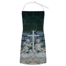 yanfind Custom aprons Aged Angel Architecture Attract Building Carve Cathedral Catholic Chapel Church Classic white white-style1 70×80cm