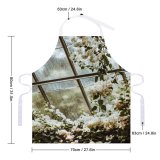 yanfind Custom aprons Architecture Beautiful Bloom Blooming Branch Daylight Flora Flower Garden Glass Growth Leaf white white-style1 70×80cm