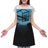 yanfind Custom aprons Admire Anonymous Atmosphere Basketball Beam Sky Cloudy Construction Contemplate Dark Dusk white white-style1 70×80cm