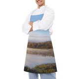 yanfind Custom aprons Fog River Winters Trees Forest Sky Landscape Con0207 white white-style1 70×80cm