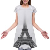 yanfind Custom aprons Adventure Ancient Architecture Attract Attraction Bw Capital Cloudy Destination Eiffel white white-style1 70×80cm