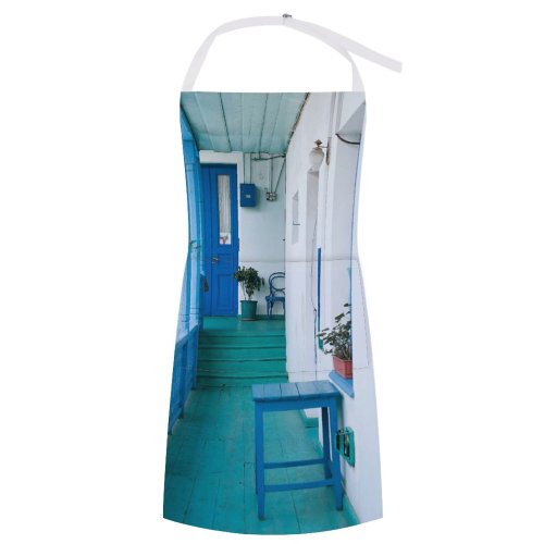 yanfind Custom aprons Accommodation Apartment Balcony Building Community Complex Condominium Construction Door Doorstep Doorway Dwell white white-style1 70×80cm