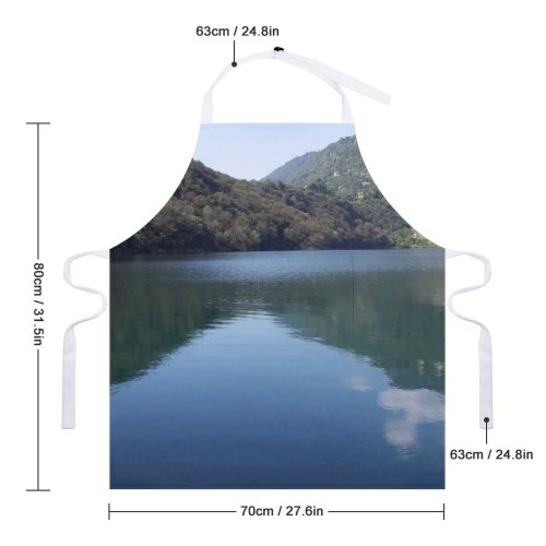 yanfind Custom aprons Lake Landscape white white-style1 70×80cm