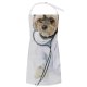 yanfind Custom aprons Adorable Portrait Canidae Costume Cute Doctor Dog Face Fur Furry Human's white white-style1 70×80cm