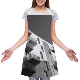 yanfind Custom aprons Architectural Design Architecture Building Clouds Glass Items Shot Outdoors Sky white white-style1 70×80cm