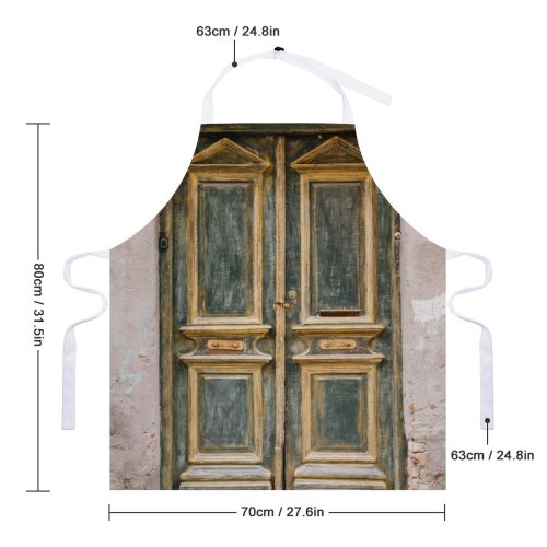 yanfind Custom aprons Abandoned Aged Architecture Building Cement Concrete Construction Crack Damage Decay Demolish Derelict white white-style1 70×80cm