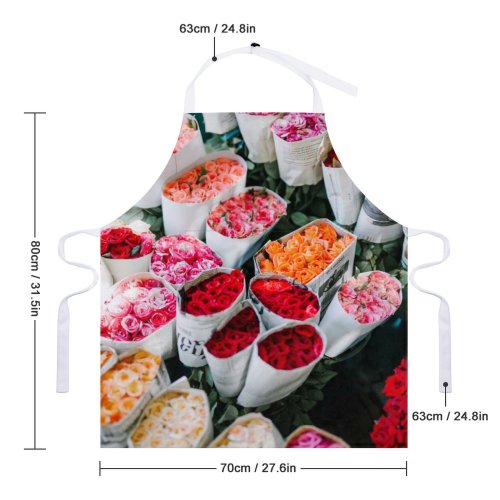 yanfind Custom aprons Aroma Assorted Bloom Bouquet Bud Bunch Celebrate Choice Colorful Craft white white-style1 70×80cm