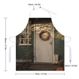 yanfind Custom aprons Architecture Autumn Building Decoration Door Facebook Story Fall Ghost Halloween Happy white white-style1 70×80cm