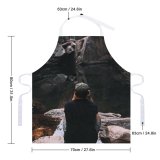 yanfind Custom aprons Admire Alone Anonymous Calm Canyon Casual Cliff Couple Destination Discovery Explore white white-style1 70×80cm