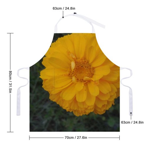 yanfind Custom aprons Flower Garden India Hindu Vegan Spiritual Daisy Rose Wildflower Love Valentine white-style1 70×80cm