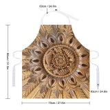 yanfind Custom aprons Wood Carving Art Closeup Craft Craftsmanship Handicraft Decoration Wall Ceiling Ornaments Wooden white white-style1 70×80cm