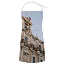 yanfind Custom aprons Aged Ancient Architecture Attract Authentic Sky Building Burial City Classic Column Construction white white-style1 70×80cm