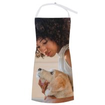 yanfind Custom aprons Adorable Affection Afro Attentive Blurred Bonding Caress Charming Chordate Comfort Curly white white-style1 70×80cm