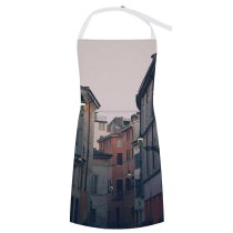 yanfind Custom aprons Accommodation Aged Alley Architecture Area Asphalt Building City Cloudy Complex Construction white white-style1 70×80cm