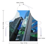 yanfind Custom aprons Architectural Design Architecture Sky Buildings City Cityscape Clouds Daylight Exterior Facade Futuristic white white-style1 70×80cm