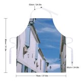 yanfind Custom aprons Accommodation Aged Apartment Architecture Area Sky Building Cloudless Condominium Construction Daylight white white-style1 70×80cm
