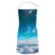 yanfind Custom aprons 4k Above Clouds Atmosphere Sky Cloudiness Form Cloudscape Cloudy Cumulus Downy white white-style1 70×80cm