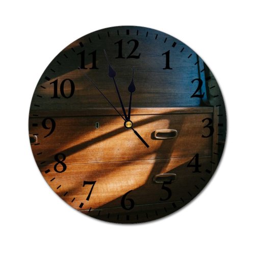 yanfind Fashion PVC Wall Clock Apartment Architecture Brick Wall Comfort Cozy Decor Decoration Design Detail Dresser Mute Suitable Kitchen Bedroom Decorate Living Room