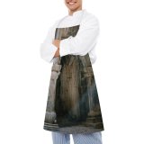 yanfind Custom aprons Aged Ancient Arch Arched Architecture Archway Building Ceiling Cement Colonnade Column Concrete white white-style1 70×80cm