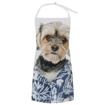 yanfind Custom aprons Adorable Casual Charming Chordate Cloth Concept Contemporary Creative Cute Design Dog Floral white white-style1 70×80cm