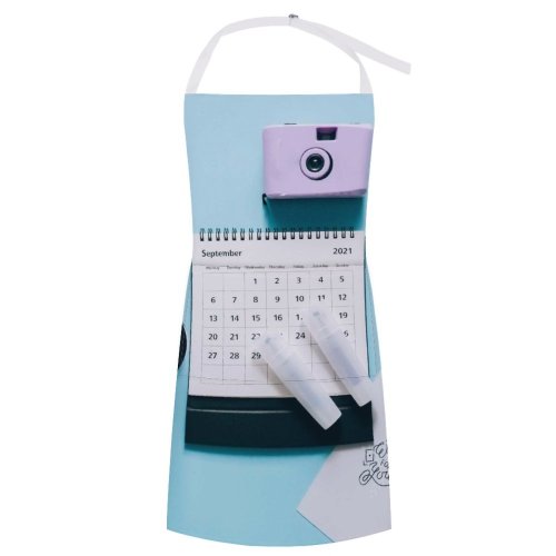yanfind Custom aprons 2021 Calendar Camera Fall Flatlay Glass Glasses Leaves Minimalism Old Planner Planning white white-style1 70×80cm