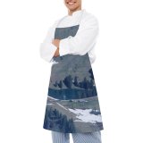yanfind Custom aprons Snow Chair Landscape Beautiful Pure Trees white white-style1 70×80cm
