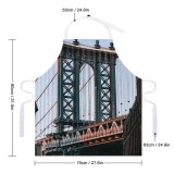 yanfind Custom aprons Aged America Arch Architecture Sky Brooklyn Building Calm Center City Clear white white-style1 70×80cm