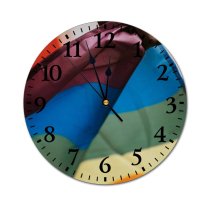 yanfind Fashion PVC Wall Clock Activism Blurred Celebrate Colorful Community Concept Crop Demonstrate Discriminate Equal Ethnic Event Mute Suitable Kitchen Bedroom Decorate Living Room