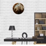 yanfind Fashion PVC Wall Clock Backbone Barn Beef Bovine Bull Byre Cattle Cow Cowbarn Cowshed Dairy Farm Mute Suitable Kitchen Bedroom Decorate Living Room