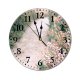 yanfind Fashion PVC Wall Clock Aroma Bloom Blurred Botanic Botany Bush Calluna Vulgaris Calm Countryside Mute Suitable Kitchen Bedroom Decorate Living Room