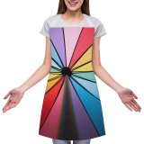 yanfind Custom aprons Art Texture Abstract Design Sunshade Umbrella Palette Rainbow Coloring Spectrum Motley Insubstantial white white-style1 70×80cm