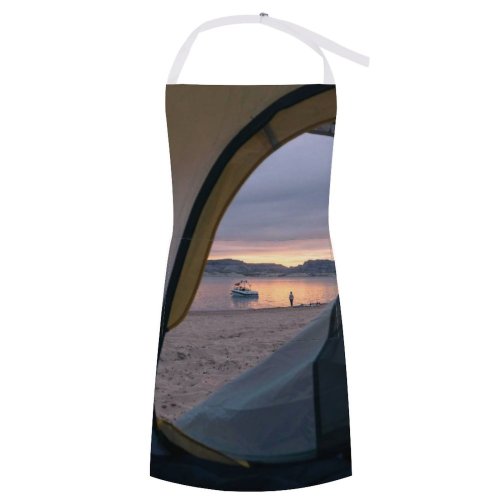 yanfind Custom aprons Adventure Beach Boat Camp Cliff Coast Coastline Countryside Door Evening Expedition Explore white white-style1 70×80cm