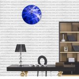 yanfind Fashion PVC Wall Clock Abstract Artificial Backdrop Beam Colorful Space Creative Design Diffuse Dusk Dynamic Energy Mute Suitable Kitchen Bedroom Decorate Living Room