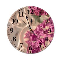 yanfind Fashion PVC Wall Clock Aroma Aromatic Bloom Botanic Bouquet Bud Bunch Colorful Crystal Decor Mute Suitable Kitchen Bedroom Decorate Living Room