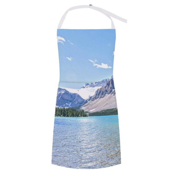 yanfind Custom aprons Adventure Alberta Alpine Amazing Banff National Park Breathtaking Climb Daylight Destination Dramatic white white-style1 70×80cm