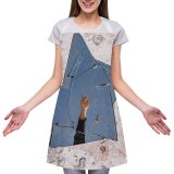 yanfind Custom aprons Abstract Acute Anonymous Broken Cement Concept Crack Creative Crop Damage Design Detail white white-style1 70×80cm