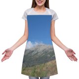 yanfind Custom aprons Landscape Top Sky Outdoors Natural Beauty Beatiful Travel Vacation Countryside Alpine white white-style1 70×80cm