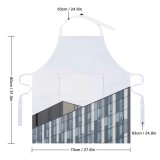 yanfind Custom aprons Architectural Design Architecture Building City Contemporary Downtown Exterior Facade Futuristic Glass Items white white-style1 70×80cm