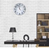 yanfind Fashion PVC Wall Clock Aged Applied Arch Architecture Art Artwork Budapest Building Ceiling Classic Column Corridor Mute Suitable Kitchen Bedroom Decorate Living Room