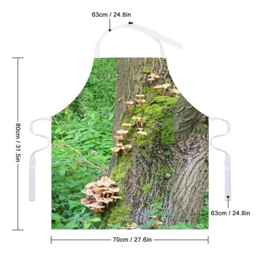 yanfind Custom aprons Mushrooms Trees Fungus Plants Forest Bspo06 white white-style1 70×80cm
