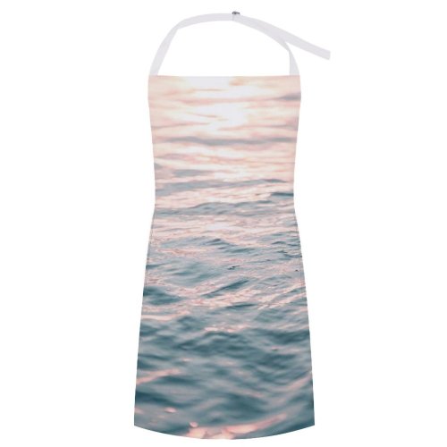 yanfind Custom aprons Abstract Amazing Aqua Azure Bay Breathtaking Calm Space Dawn Dusk Evening white white-style1 70×80cm
