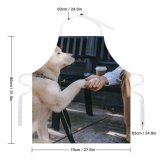 yanfind Custom aprons Adorable Affection Akita Inu Anonymous Bench Friend Bonding Casual Crop white white-style1 70×80cm