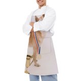 yanfind Custom aprons Adorable Attentive Calm Clever Competition Contest Creature Cup Curious Cute Dog white white-style1 70×80cm