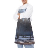yanfind Custom aprons Fog Outdoor Foggy Autumn Trees Forest Winter Mood Branches Landscape white white-style1 70×80cm